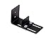 Wall Mount Floor Guide for Barn Door Hardware, Powder Coated Black