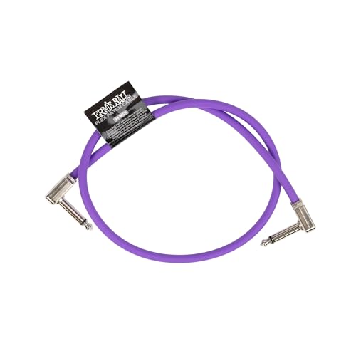 ERNIE BALL アーニーボール ギター/ベース用 パッチケーブル Flex Patch Cables 6450 パープル 24インチ 61cm