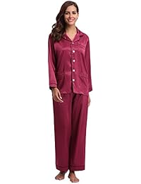 silky pajamas with flannel inside