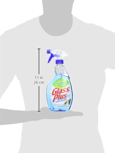 Glass Plus Glass Cleaner, 32 fl oz Bottle, Multi-Surface Glass Cleaner
