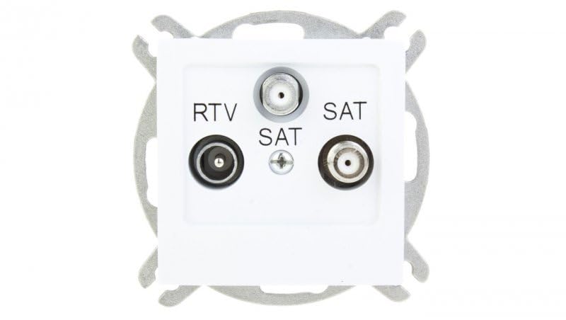 Ospel GPA-G2S/m/00 Socket White IP20, 71 mm 34 mm 71 mm 108 g