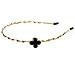 BONAMART® TM Gold NEW ARRIVAL Girl Women Handcraft Metallic Black Flower Hair Hairband Hair Band Headband Accessories