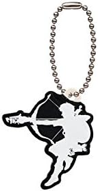 ATZ Bandai The Legend of Zelda Breath of The Wild Mascot Keychain Figure ~1.5" - Link Silhouette PVC Plate