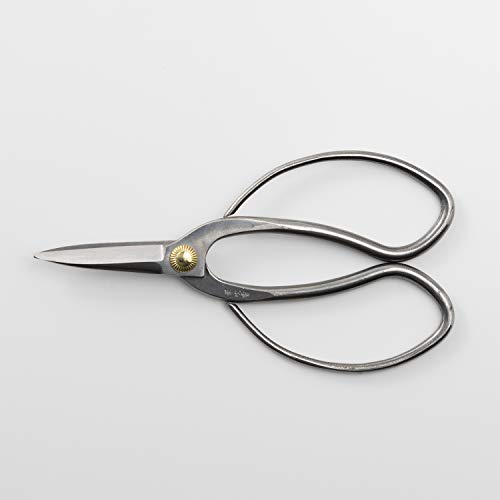 Hanafubuki Professional Bonsai Scissors Stainless Steel with Shinogi, Made in Japan 7inch(180mm), Japanese Bonsai Garden Tools, Hasami Pruning Shears - Traditional Stainless Steel - Thumbnail 5