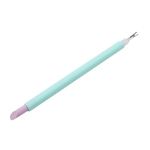 GUAngqi Cuticle Pusher and Cutter Pedicure Cuticle Trimmer Remover Pusher Dead Skin Callus Removal Fork Practical Nail Art Tools Manicure and Pedicure Tool 1 Piece,Green