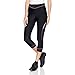 4ucycling Women's ¾ Cycling Tight Pants, Black & Pink Line, XL