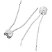 Qich a set of 20pcs MR16 MR11 GU5.3 G4 Base Socket Wire Connector Halogen LED Bulb Holder