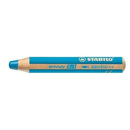 Aquarellfarbstift woody hellblau