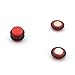 Red Magnetic Design - Acrylic Fake Plugs - Cheaters - 0G Gauge - 8mm