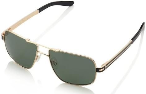 Oxford Vaughan GTB 18k Yellow Gold Plated Aircraft Grade Titanium Sunglasses Yellow/Black/Grey