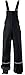 Wantdo Men's Winter Insulated Ski Pants Waterproof Snow Bibs Cargo Overalls