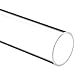 Acrylic Extruded Tube Round - Clear - 11-7/8" Length x 4" ID 4-1/4" OD 1/8" Wall (Nominal)