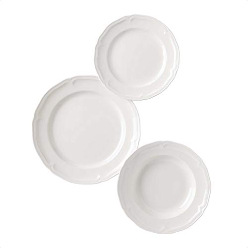 Manoir 18 Piece Dinnerware Set, Service for 6 The Home Kitchen Store