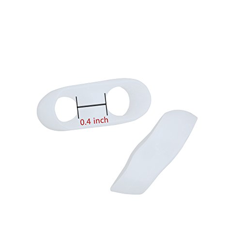 Sumifun Pinky Toe Straightener Gel Toe Separator,Bunion Pads Pinky Bunion Spacers,4 Bunionette Sport Spacers - Fast Pain Relief - Wear with Shoes