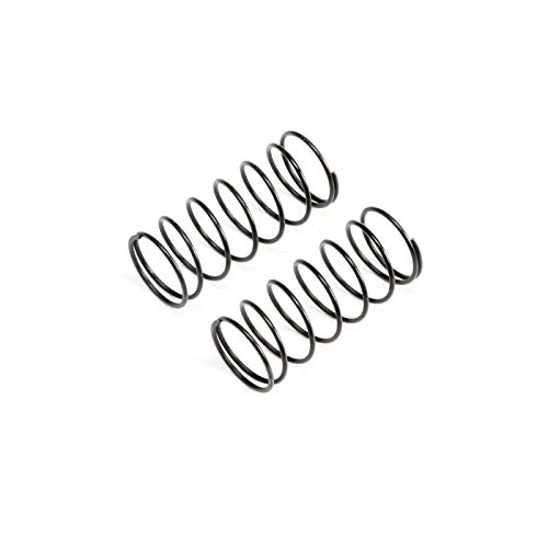 Team Losi Front Springs, Black, Low Frequency 12mm (2)
