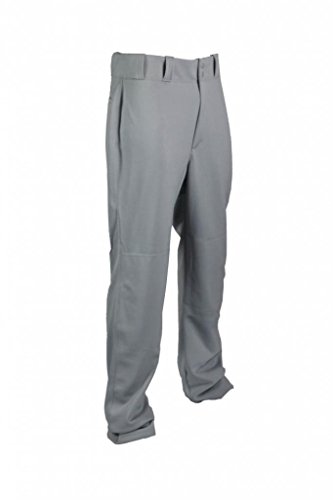 TAG Pantalón de béisbol de pierna recta para jóvenes X-Large (gris) Cintura (31 in-32 in)