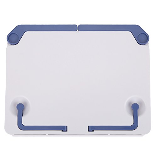 Small Desk Music Stand, Folding Portable Tabletop Stand for Piano Guitar Practice with Adjustable Activity Clip and Ergonomic Posture Support