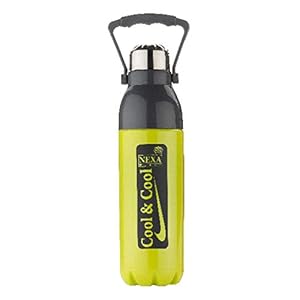 DAAS KITCHENWARE Cool & Cool Polypropylene Water Bottle Campash – 1700 ML, Yellow