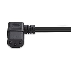 Cable Matters 2-Pack 16 AWG Right Angle Power Cord