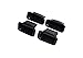 Salusy 4pcs Front&Rear Door Armrest Storage Box Compatible with Ford Explorer 2011-2015