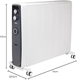 Dimplex FuturRad 3kW Portable Radiator Smart Oil Free Heater White view 7