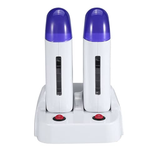 EUNEWR Electric Wax Heater Wax Heater Starter Kit & Wax Pot Machine Professional Full Kit,Salon Quality Painless Hair/Eyebrow Removal Waxing,Roll-on Waxing Melter for Women's Hair Removal