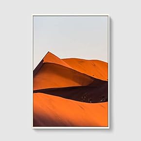 Framed Canvas Home Artwork Decoration Desert Canvas Wall Art for Living Room, Bedroom - 16x24 inches