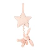 Jellycat Bashful Blush Bunny Musical Pull Baby Toy, 12 inches