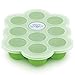 Silicone Baby Food Freezer Tray with Clip-on Lid by WeeSprout - Perfect Storage Container for Homemade Baby Food, Vegetable & Fruit Purees and Breast Milk - BPA Free & FDA Approved primary