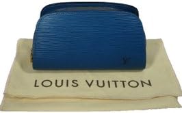 ルイ ヴィトン Louis Vuitton アクセサリーポーチ ポシェット エピ 化粧品入れ ジッピー ブルー 青 保存袋付き 中古 Louis Vuitton ルイヴィトン ポーチ Amazon
