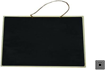Damon Houses 20" x 12" inches Wall Mount Multi Use Memory Chalk Black Board Message bards Wooden Frame For Kitchen, Restaurant, Bar Counter, Wedding, Party