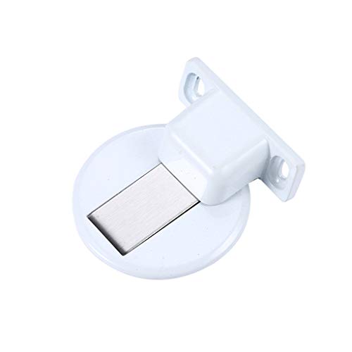 Stainless Steel Magnetic Door Stop, Invisible Magnetic No Drilling Doorstop
