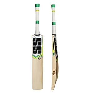 SS TON Premium English Willow Cricket Bat – Full Size for Adults, Short Handle – Bat Cover Included
