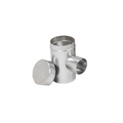 Chimney 36031 5 in. Selkirk Flexi-liner Tee With 4 in. Take-off- Aluminum