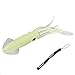 Estone 10pcs 4.3 Inch B2 Fishing Octopus Squid Bodies Luminous Lures Glow in Dark