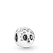PANDORA Sparkling Skull 925 Sterling Silver Charm - 797866CZ