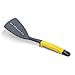 Joseph Joseph Elevate Slotted Spatula Turner Nylon with Integrated Tool Rest Cooking Utensil Kitchen Tool Silicone Handle Dishwasher Safe, Yellow