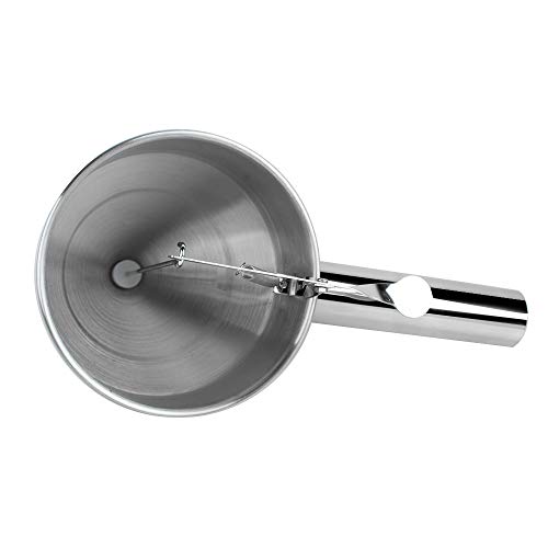 Denshine Donut Cupcake Waffle Batter Dispenser Funnel, Confectionery Funnel, Pancake Batter Dispenser Maker Helper With Rack Home Kitchen DIY Baking Decorating Tool Funnel 1000ml Stainless Steel - Thumbnail 7