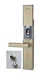 LEGU Fingerprint and Touchscreen Keyless Smart Lever Lock for Door fingerprint+password+card+key/Security intelligent anti-theft lock (accessory)