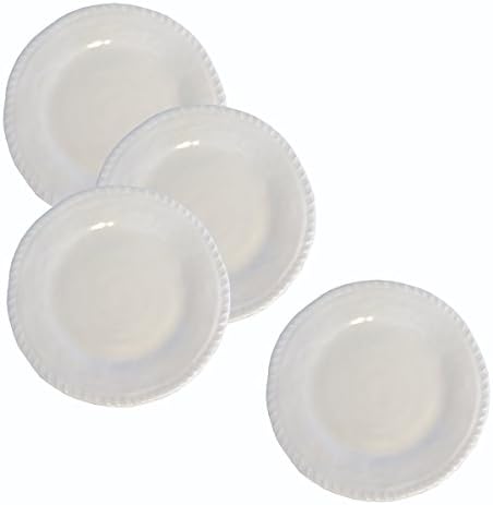 Merritt International White Nautical Rope (11in plate 4 Pack)