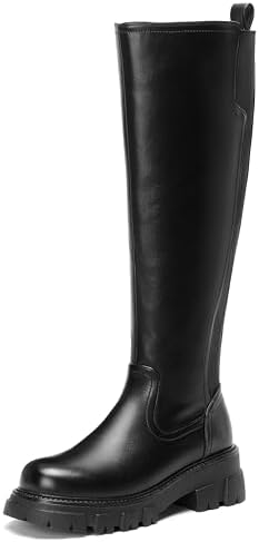 Amazon.com | DREAM PAIRS Women's Knee High Boots Wedge Platform