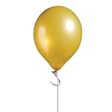 Gold Metallic Latex Balloons 11 Inch Package of 100