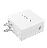 MoKo 29W USB-C Power Adapter, Portable Type-C Charging Port Wall Charger Converter for Apple New Macbook 12-Inch 2015 Computer Laptop, White