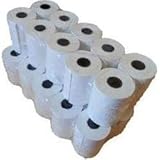 Juego de 20 rollos de papel térmico para datáfono y máquina de tiques