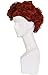 Red Hocus Pocus Winifred Sanderson Cosplay wig Xcoser Red Curly Hairs for Women