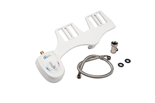 Bio Bidet A3 Fresh Water Non-Electric Bidet Attachment with Self-Cleaning Nozzle, Solid Brass Valve Assembly and Swivel Metal Hose Joint - Thumbnail 5