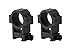 Monstrum Lockdown Series Picatinny/Weaver Scope Rings | 30 mm Diameter | Black | High Profile