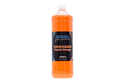 Alphacool 18558 Eiswasser Pastel Orange premixed coolant 1000ml Water Cooling Water additives