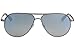 TOM FORD FT0144 MARKO 14X - shiny light ruthenium / blu mirror Metal