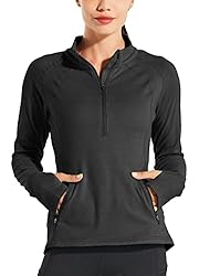 Willit Women's Fleece Running Jacket Pullover
